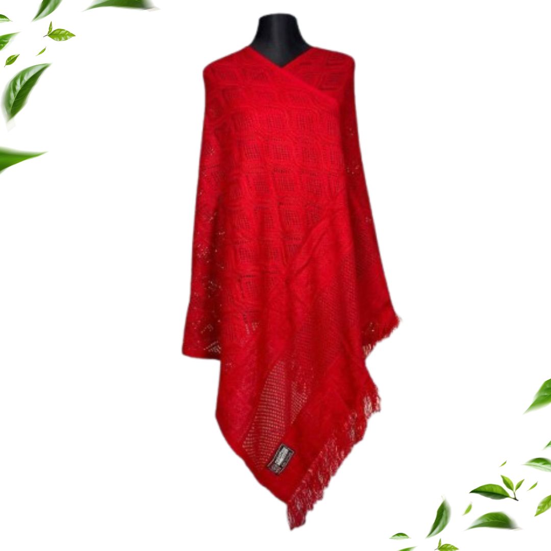 কাশ্মীরী ডিজাইনের কুশিকাটা শাল Code: 303