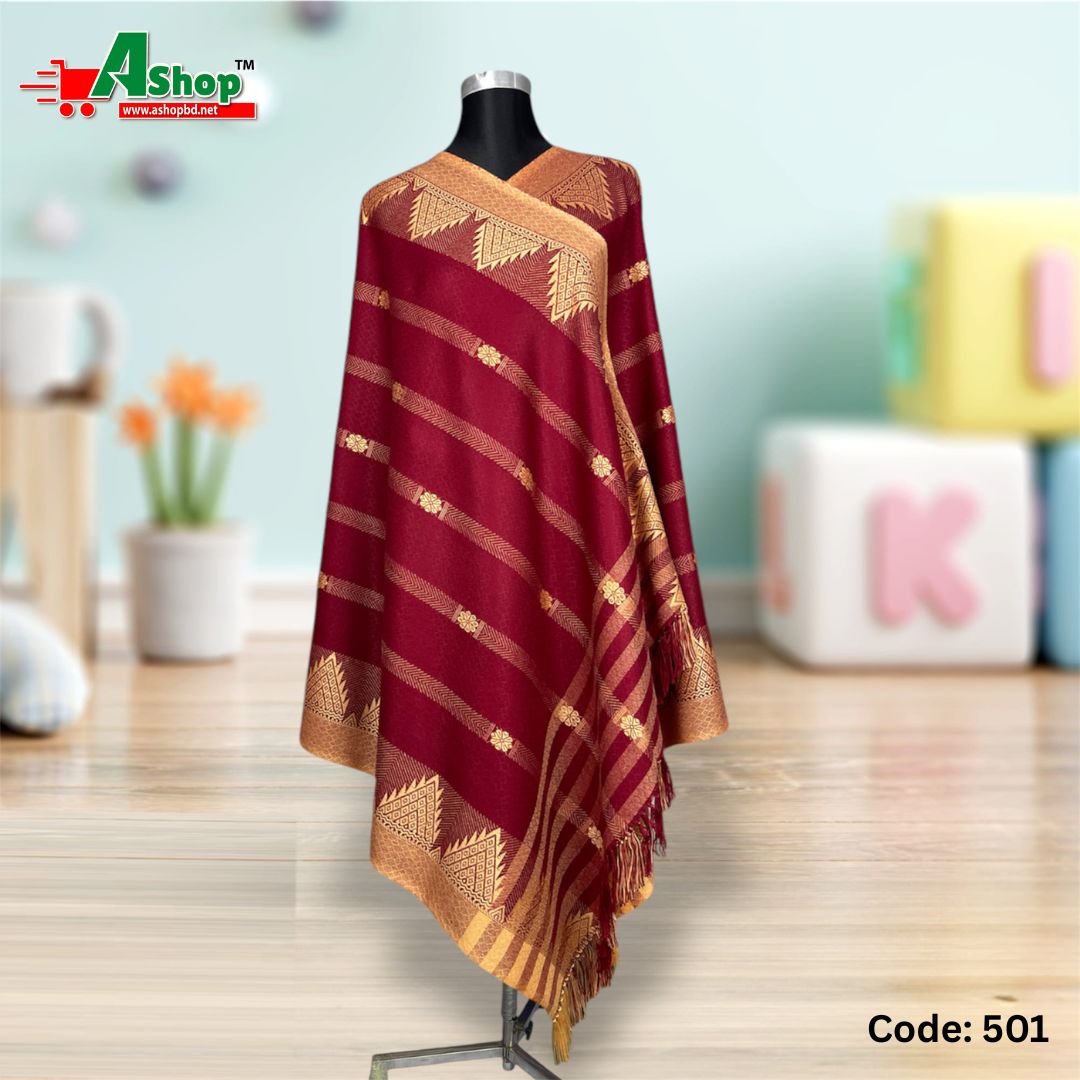 স্মার্ট জামদানী শাল মেয়েদের Code: 501