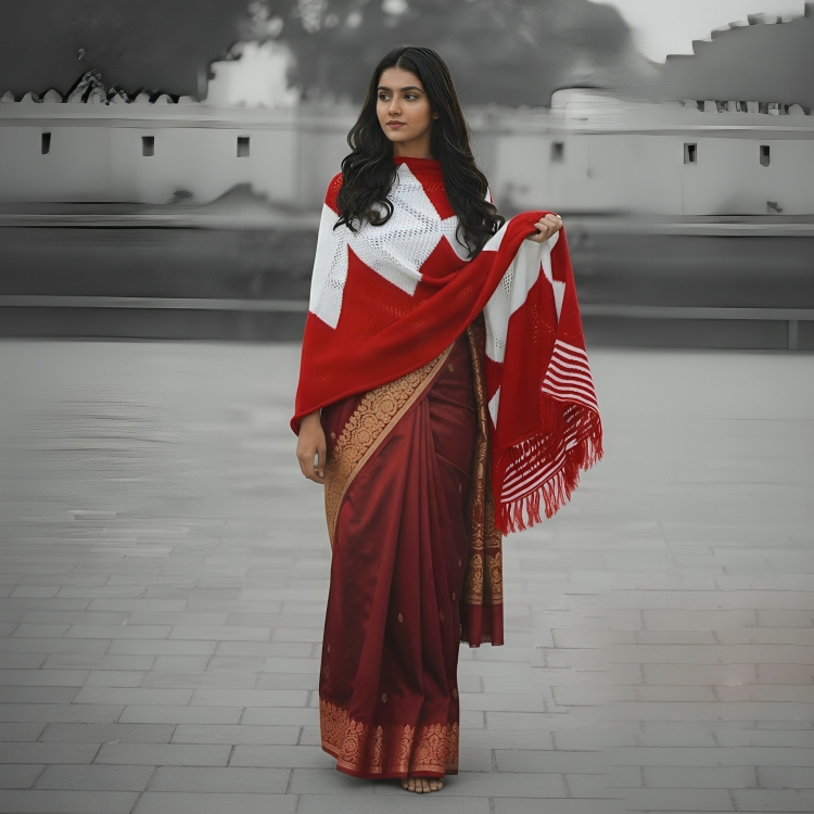 বগুড়ার বিখ্যাত কুশিকাটা টু সেড শাল FK902