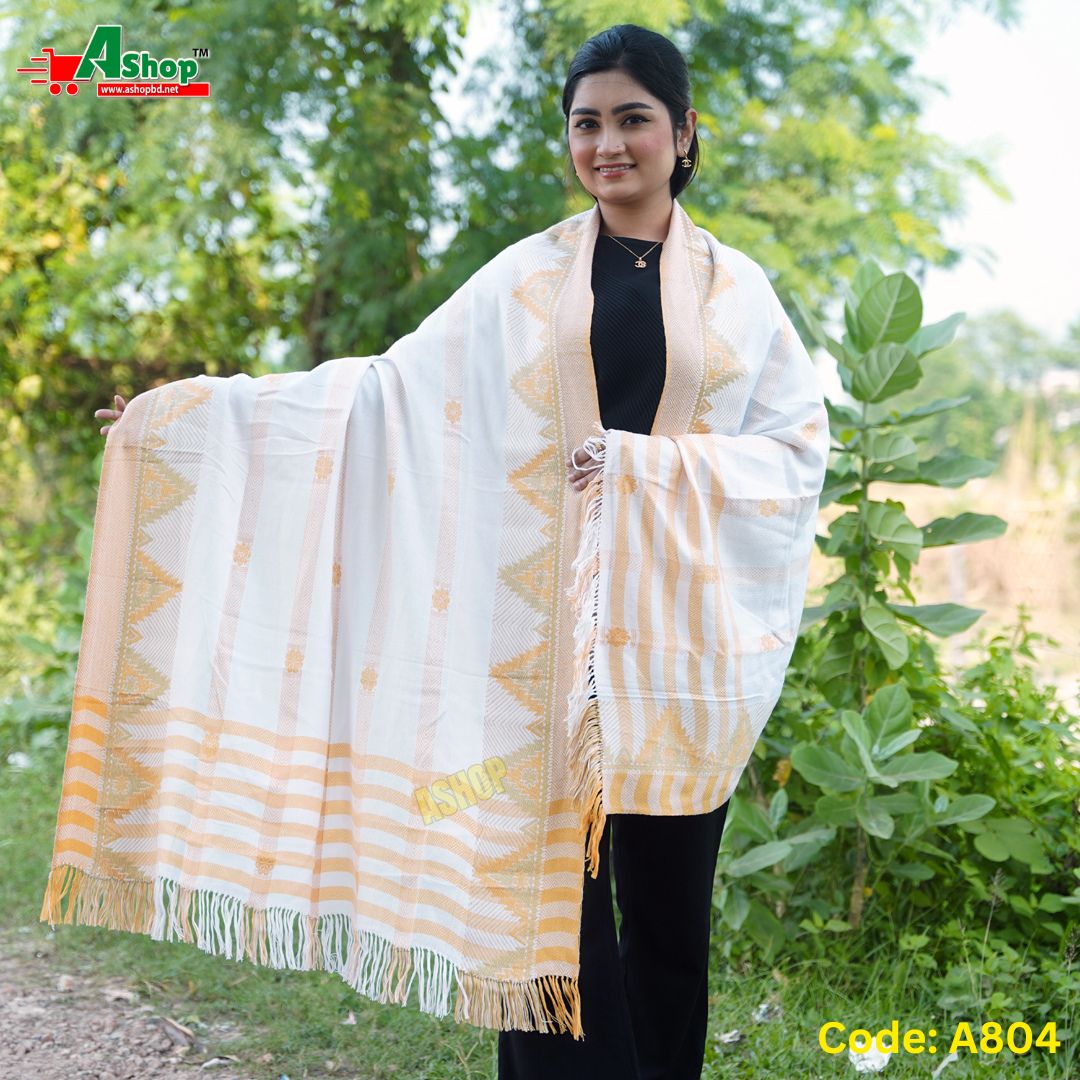 মিনাকারী জামদানী শাল M006