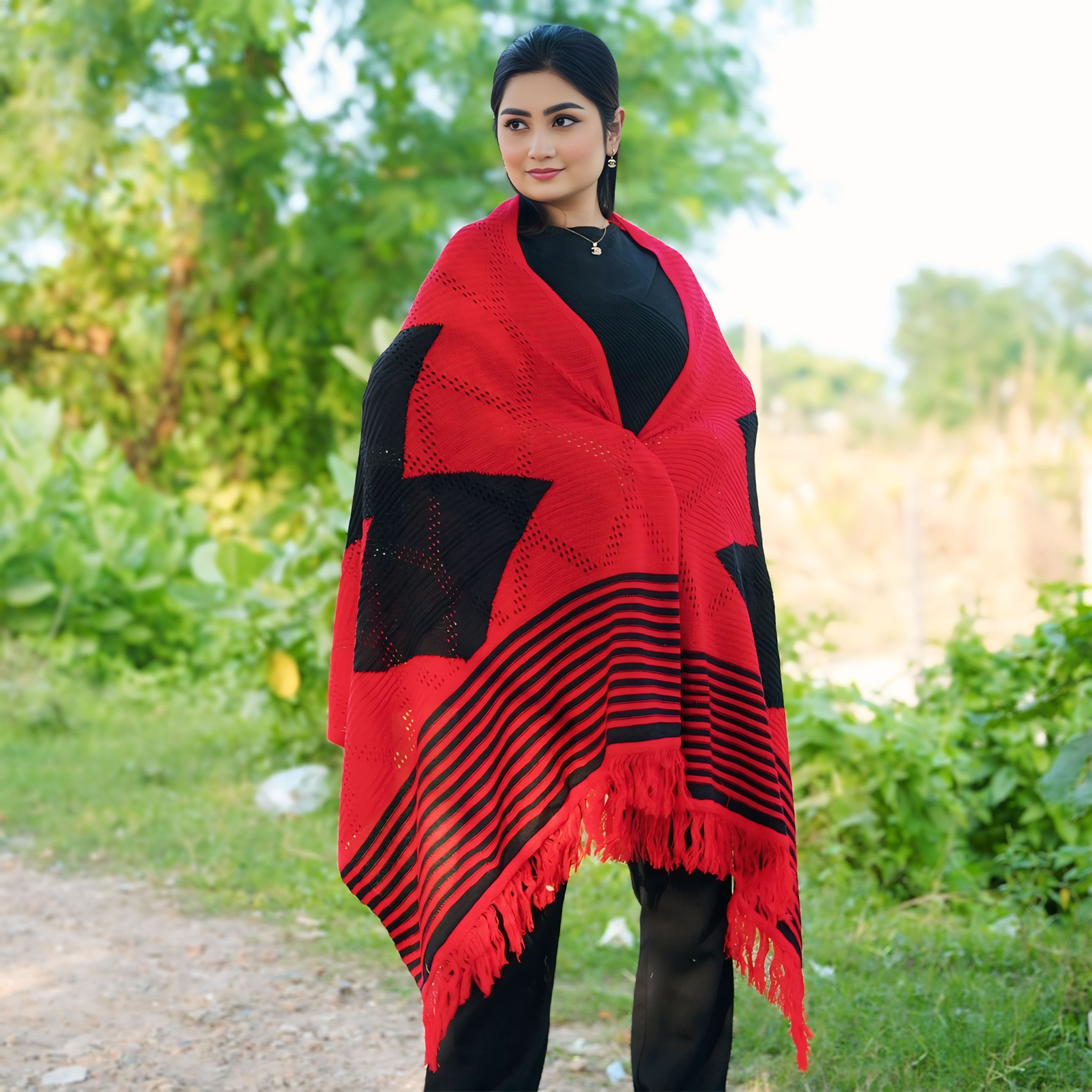 বগুড়ার বিখ্যাত কুশিকাটা টু সেড শাল A907