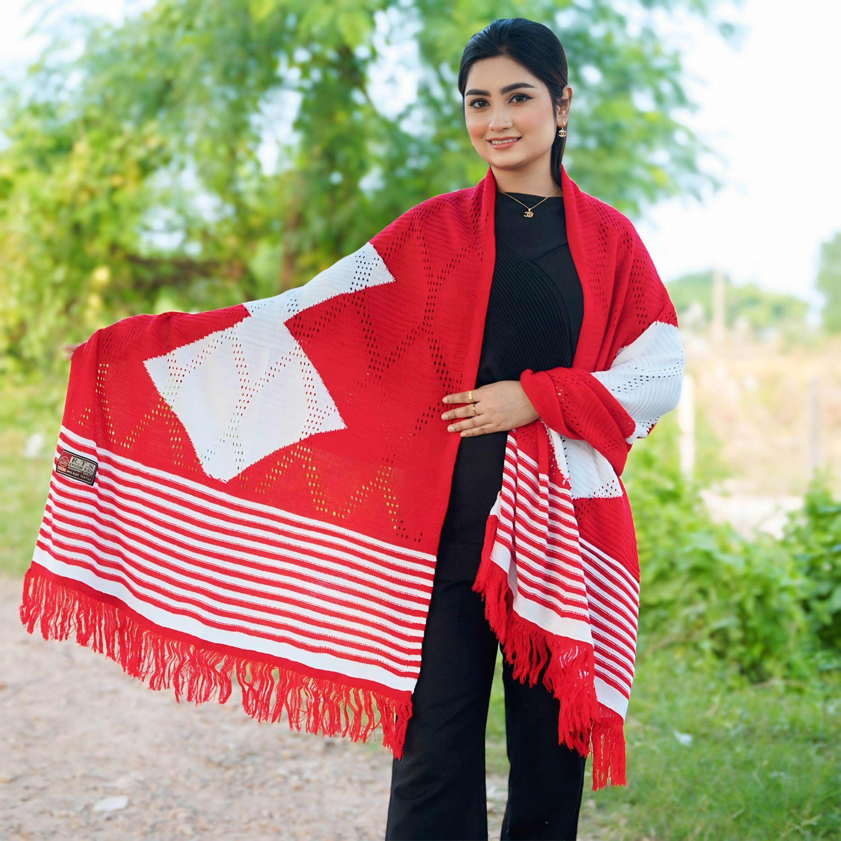 বগুড়ার বিখ্যাত কুশিকাটা টু সেড শাল A909