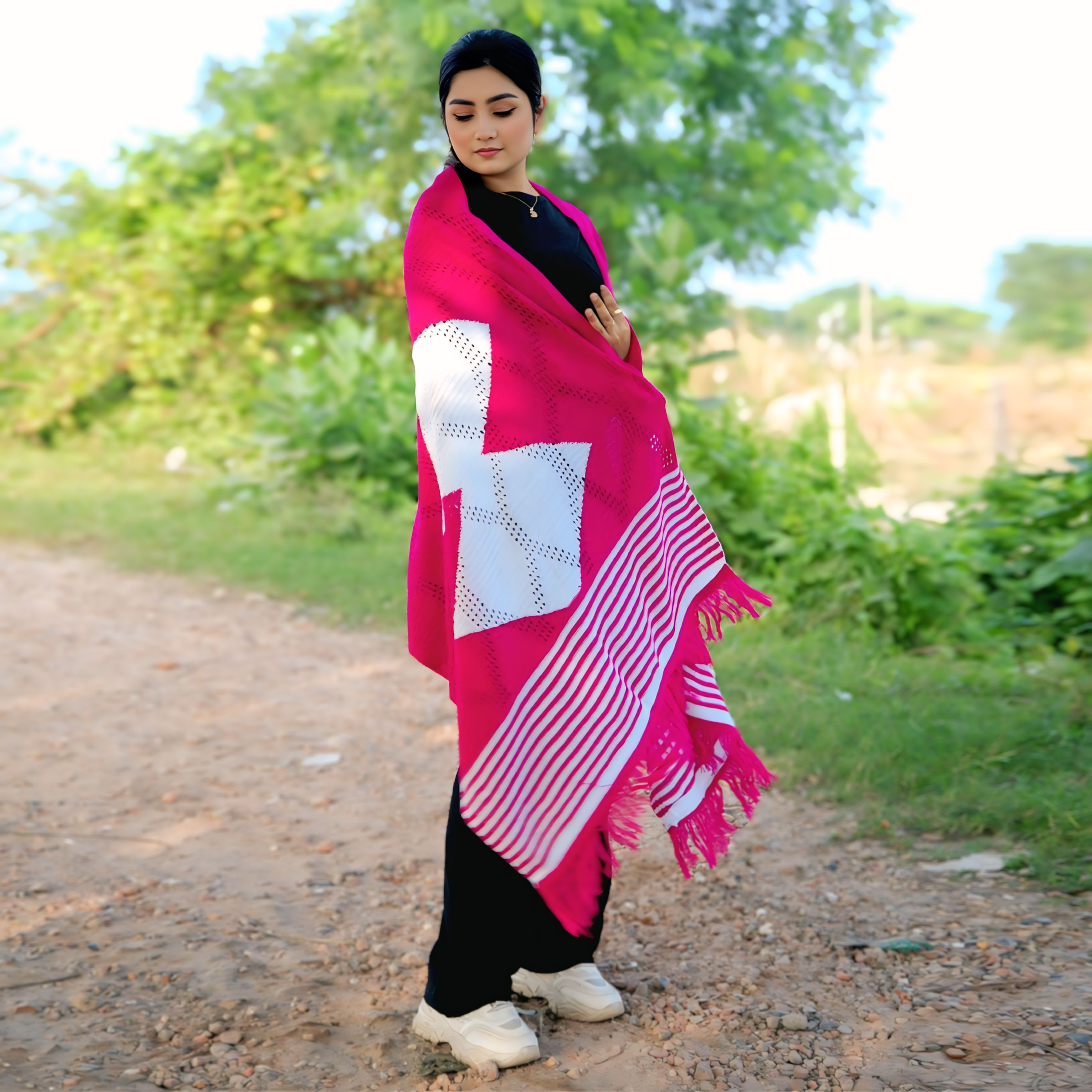 বগুড়ার বিখ্যাত কুশিকাটা টু সেড শাল A911