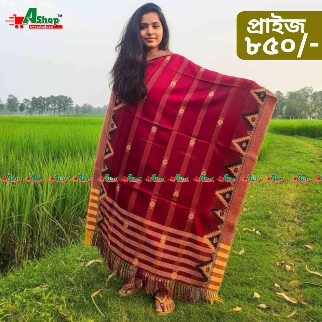 মিনাকারী জামদানী শাল 0A803