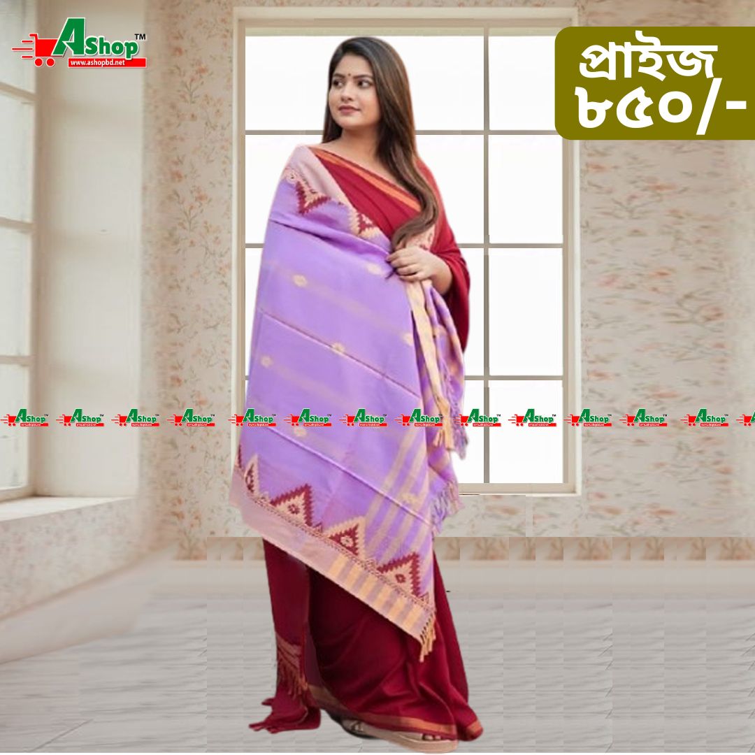 মিনাকারী জামদানী শাল 0A808